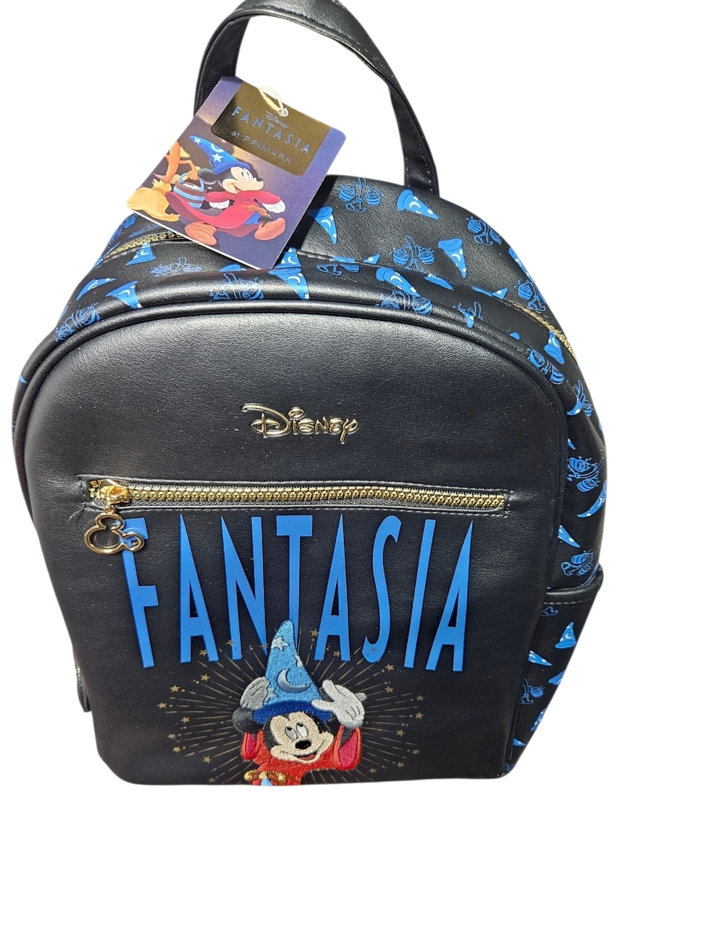 Disney Black & Blue Fantasia Mickey Backpack
